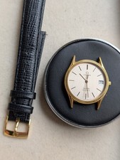 Vintage Omega De Ville Gold Tone 196.0205 Cal.1337 SPARES/REPAIRS