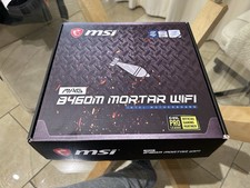 MSI MAG B460M Mortar WIFI Motherboard & Intel i3-10100F CPU Combo Boxed