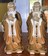 CHINESE WANJIANG MUDMEN X 2 CONFUCIUS 15cm