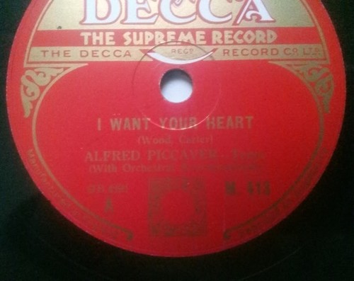 78rpm alfred piccaver i - piccaver,