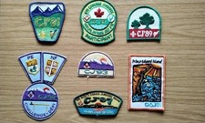 Vintage Scouts Canada Jamboree Badges x 7