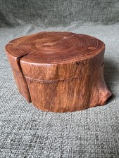Tree trunk stump storage box - tree,