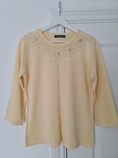 Woman's yellow, 3/4 sleeve