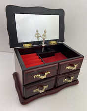 Yaps Wind Up Music Box. Ballerina Jewellery Trinket Storage Draws Song Memory GC