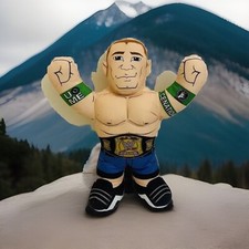 WWE Wrestling Brawlin' Buddies ~ PLUSH WRESTLING TOYS ~ Signed John Cena