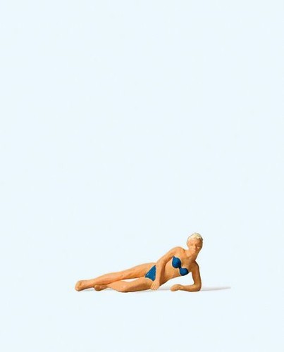Female bather lying - lying, ho/oo