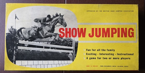 Vintage 1960 show jumping - vintage,