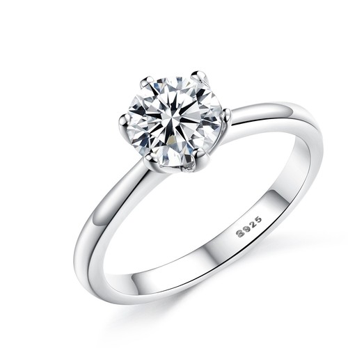 1ct ladies sterling silver - ladies,