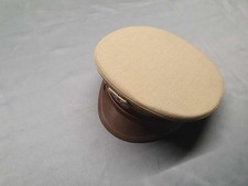 Vintage Polish Officers Military Peaked Cap Hat Army Navy Surplus Militaria