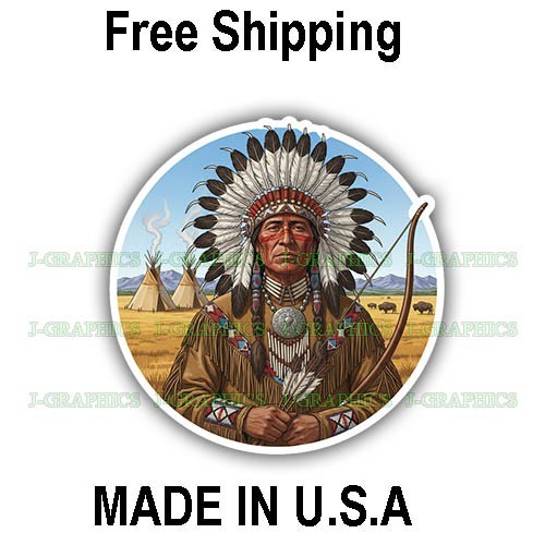 Native american indian chief - native,