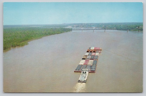 Postcard mississippi river - postcard,