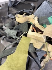 Leather offcuts small - leather,