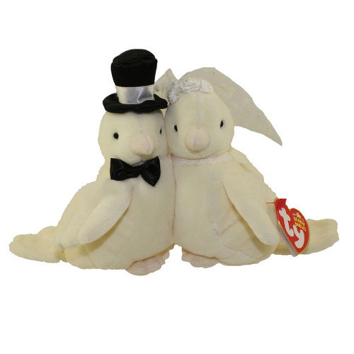 Love birds beanie babies - love, ty