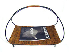 Vintage Basket, Rattan Wicker