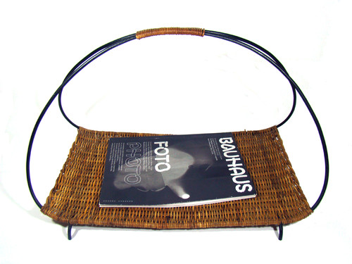 Vintage basket rattan - vintage,