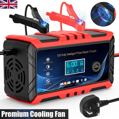 12v car battery charger - 6a,