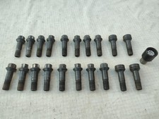 Genuine Mercedes Benz Wheel bolts (x16) + locking bolts (x4) & Key