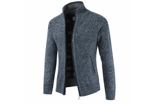 Mens zip thick fleece - thick, lined