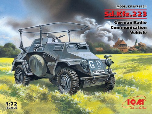 Icm models ww2 - icm, sd.kfz.223