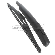 Rear Windscreen Wiper Arm & Blade Set 30cm 12 Inch Fits Hyundai i20 GB 2016-2021