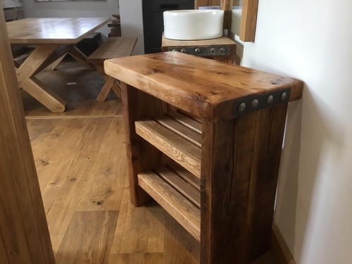Oak wash stand any size - wash, stand/any