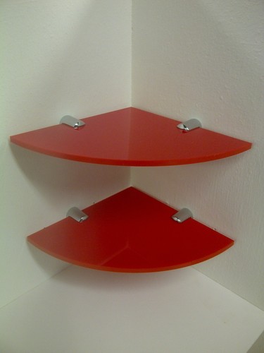 Corner shelf acrylic with - corner,