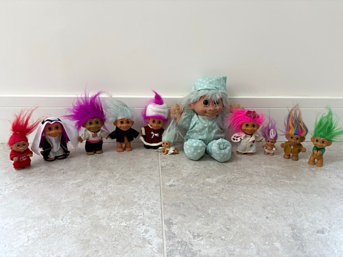 Lot vintage troll - of,
