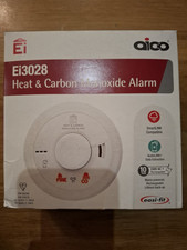 AICO Ei3028 Mains Powered Multi-Sensor Heat & Carbon Monoxide Alarm Exp May 2030