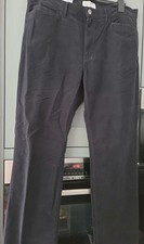 M&S BLACK MOLESKIN STRAIGHT