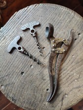 Antique Lund Corkscrew Lever With Two Worms