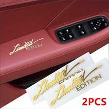 2x 3D Limited Edition Emblem