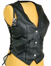Womens Leather Waist coat