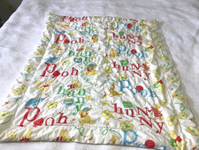 Vintage Winnie The Pooh Blanket Comforter Crib Hunny Heffalump