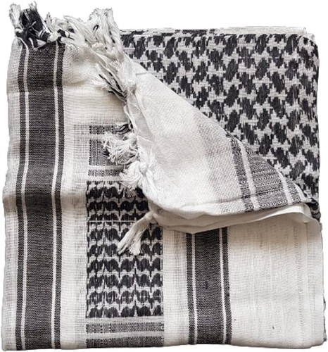 Black and white palestinian - black,