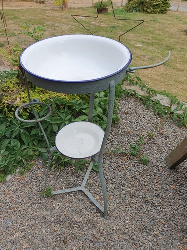 Antique french painted metal - french,