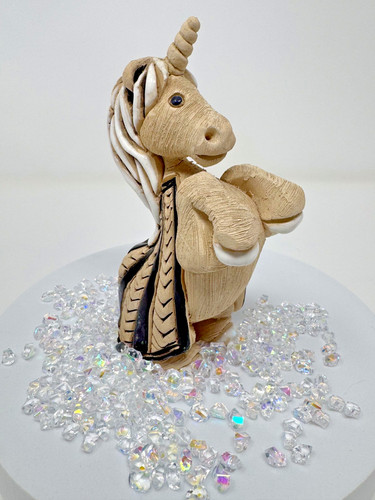 Handcrafted pottery unicorn - handcrafted,
