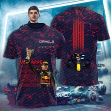 Redbull F1 Driver Max Verstappen Formula 1 T Shirts - 5 Designs - Brand New!