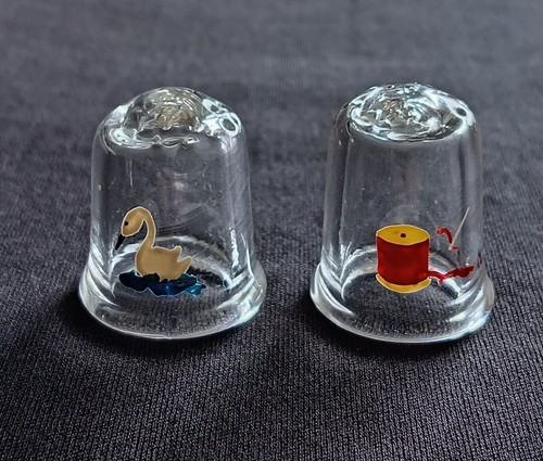 Glass thimbles - glass,