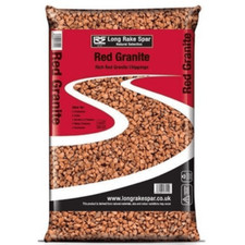 20kg red granite gravel - granite,