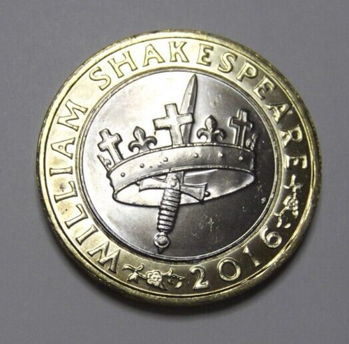 2016 coin shakespeare - coin,