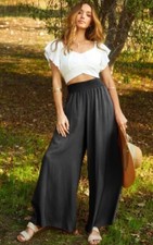 Zara flowing black pleated - flowing,