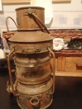 Job Lot of Vintage Sailing Items Including 1960 Bocock & Sons Anchor Lantern