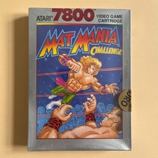 Vintage Atari 7800 - Video Game - Mat Mania Challenge - Sealed Packaging