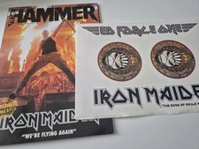 Metal Hammer 282 Iron Maiden in Mexico cover + stickers Steel Panther Zakk Wylde