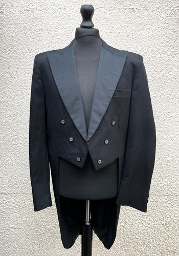 Traditional black wool formal - traditional,