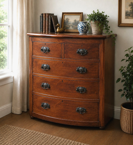 Antique victorian mahogany - mahogany, bow