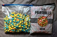 Paintball Sample Bag Approx 350 Count 68cal