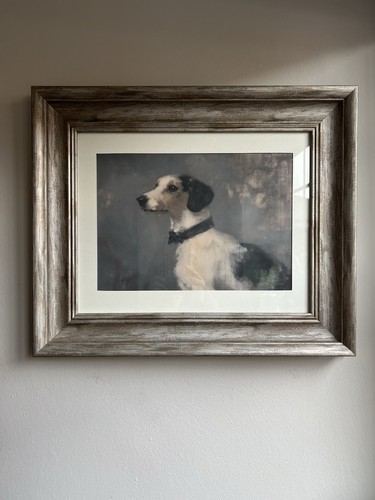 Vintage dog with bow tie - vintage,