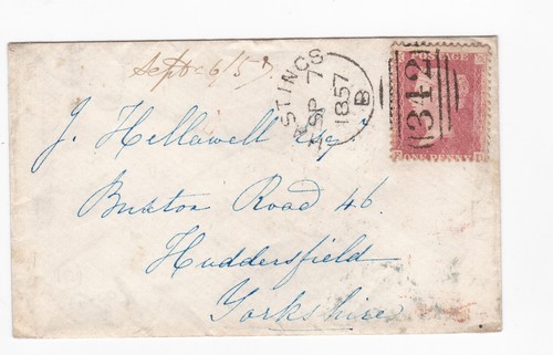 1857 fine penny red - 1857, 1d