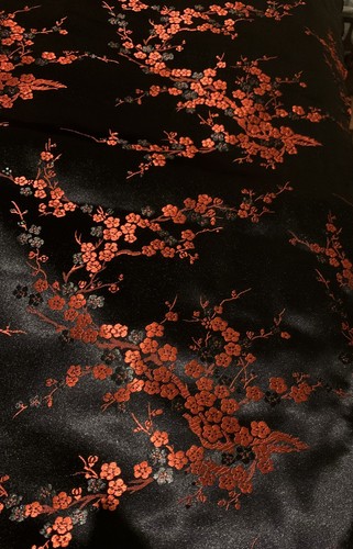 Meter black red blossom - black,